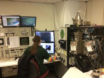 Picture of our ARL SEMQ Electron Microprobe