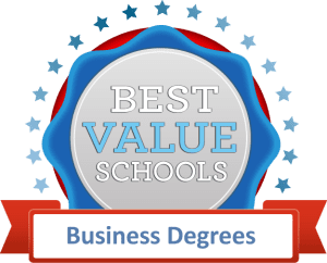 Best Value Schools - Business Degrees emblem