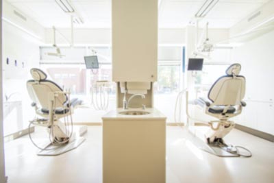 Two dentistry chairs