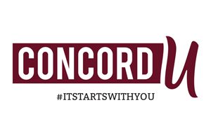 Concord U # it starts with you logo